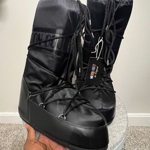 Moon Boot Icon Satin Black